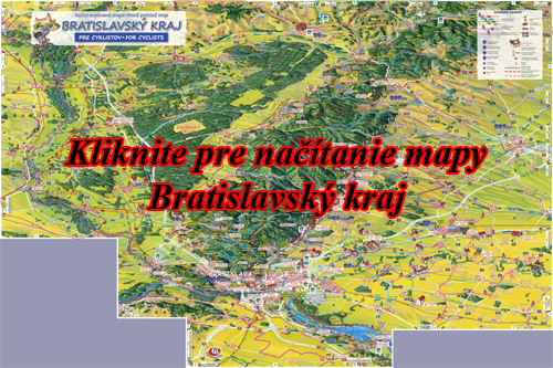 Interaktívna maľovaná mapa Bratislavský kraj